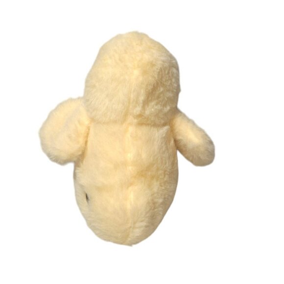 2022 FAO Schwarz Yellow Baby Chick Chicken Sparkle Stuffed Plush Toy 7" - Picture 3 of 5